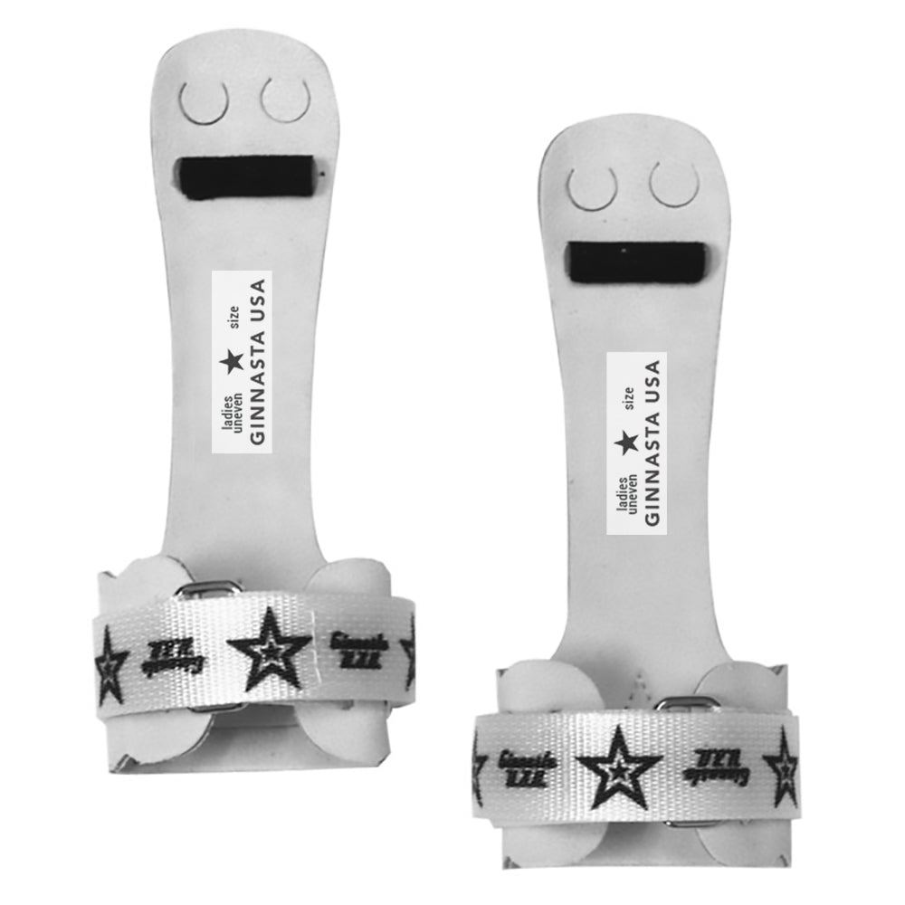 Ladies/Girls Gymnastics Dowel Grips NARROW Width Star Hook & Loop